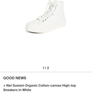 NWT: Good News Canvas High-Tops - Sold Out on Net-a-Porter